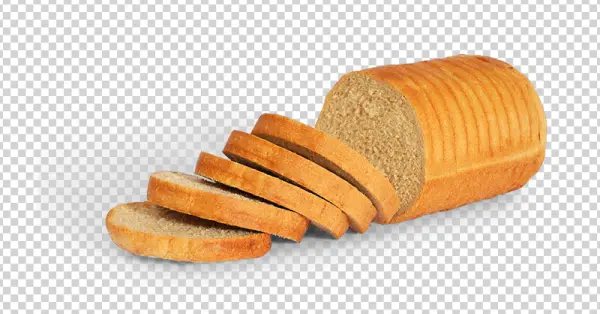 Sliced White Bread Loaf PNG Transparent Background
