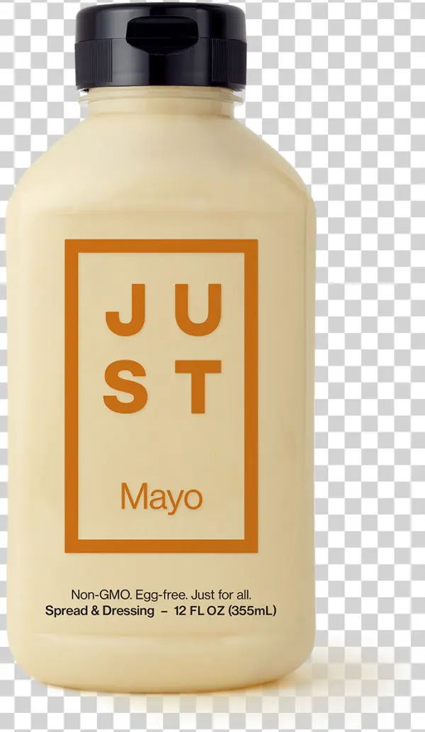 JUST Mayo Bottle PNG Transparent Background