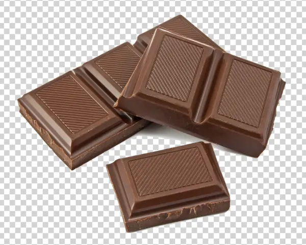 Chocolate Bar Pieces PNG Transparent Background