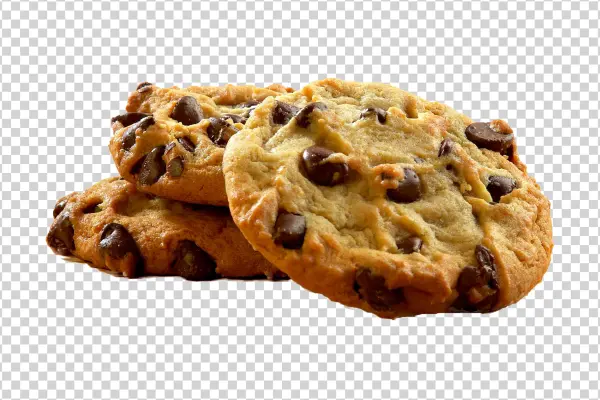 Delicious Chocolate Chip Cookies PNG Transparent Background