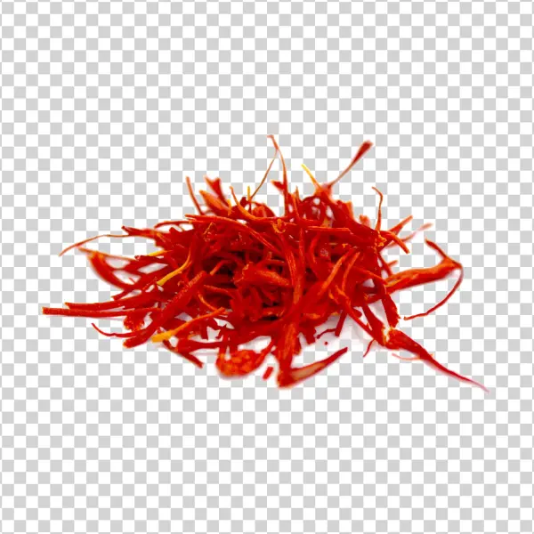 Red Saffron Threads PNG Transparent Background