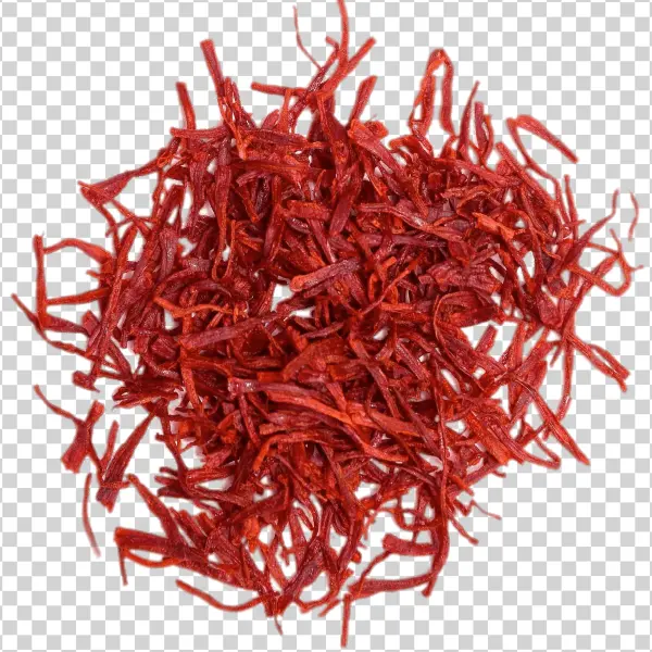 Saffron Spice PNG Transparent Background