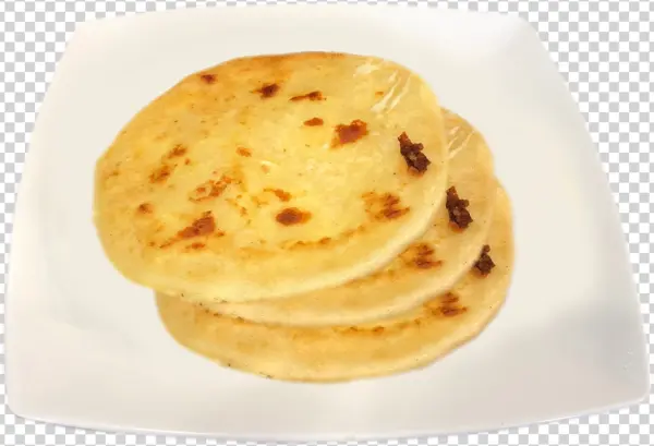 Pupusas on Plate PNG Transparent Background