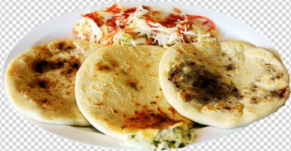 Pupusas with Curtido Transparent PNG
