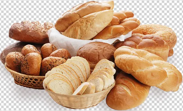 Assortment of Fresh Baked Bread PNG Transparent