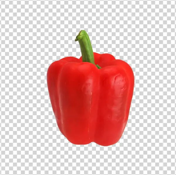 Red Bell Pepper PNG Transparent Background