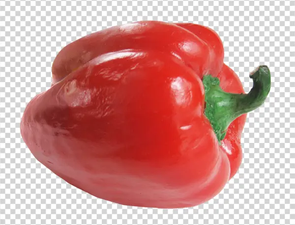 Red Bell Pepper PNG Transparent Background