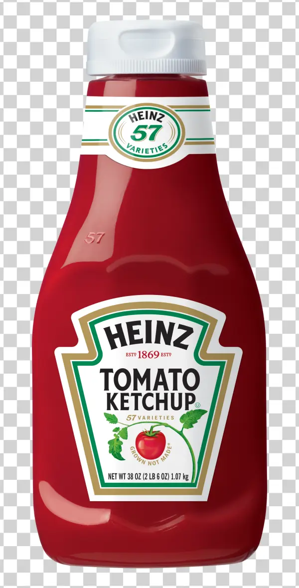 Heinz Ketchup Bottle PNG Transparent
