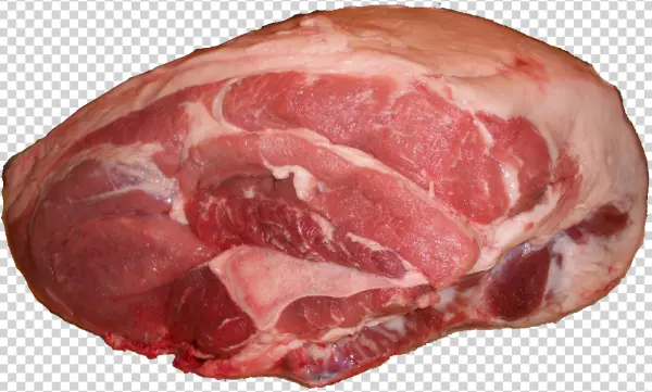 Raw Pork Cut PNG Transparent Background
