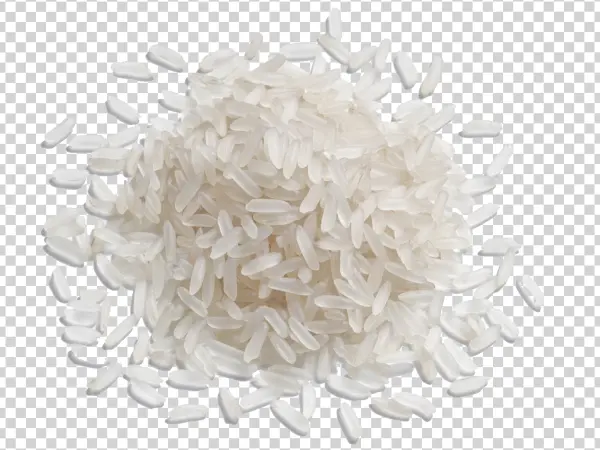 Pile of White Rice PNG Transparent Background