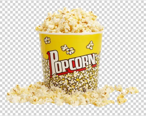 Popcorn Bucket PNG Transparent Background