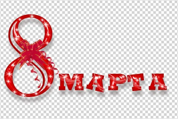 Sparkling 8 Marta Red Design PNG