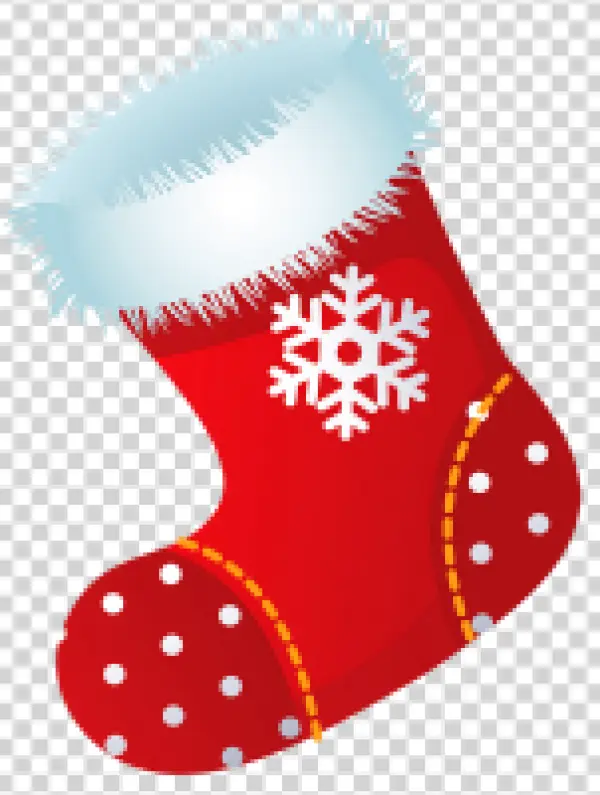 Christmas Stocking PNG Transparent Background