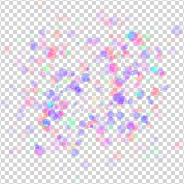 Colorful Confetti Dots PNG Transparent Background