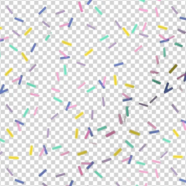 Pastel Sprinkles Pattern Transparent PNG