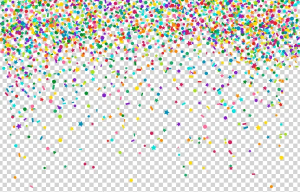 Colorful Confetti Drip Abstract Background