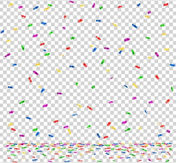 Falling Confetti Transparent PNG