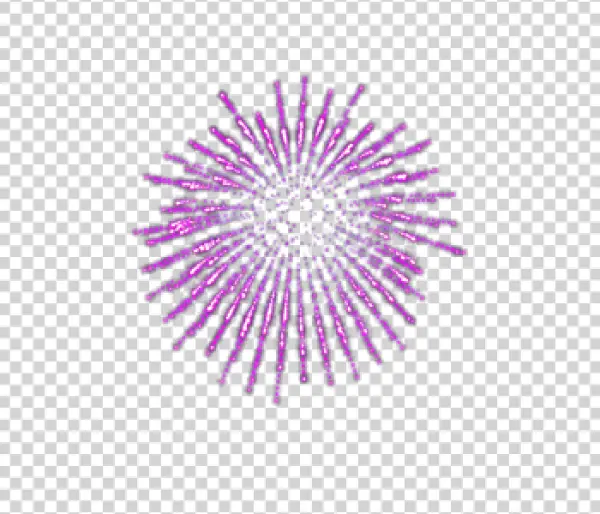 Purple Firework Burst PNG Transparent Background