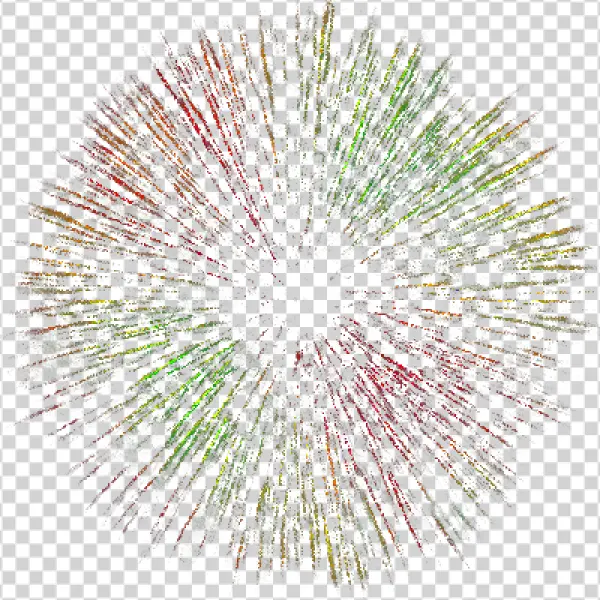 Vibrant Radial Color Burst PNG Transparent Background