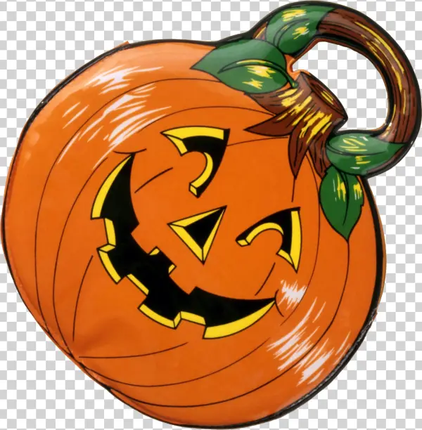 Shiny Halloween Pumpkin Candy Bucket