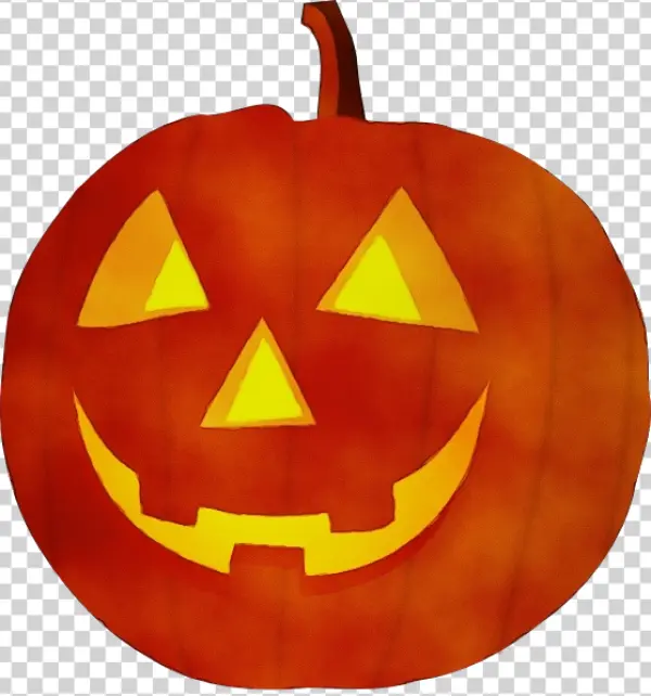 Glowing Jack-o'-lantern PNG Transparent Background