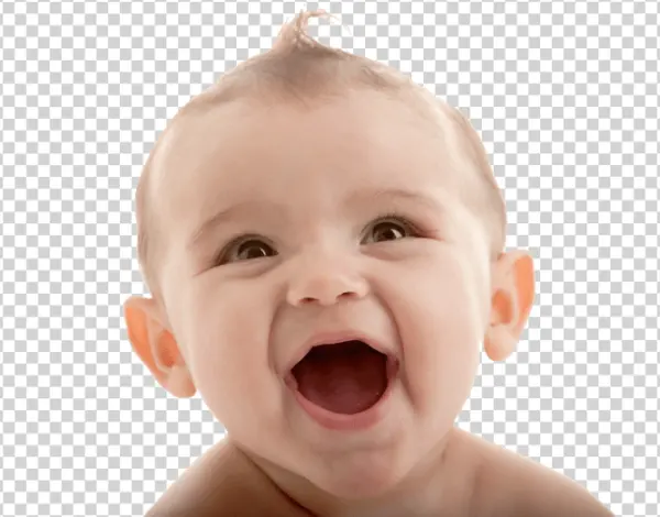 Laughing Baby PNG Transparent Background