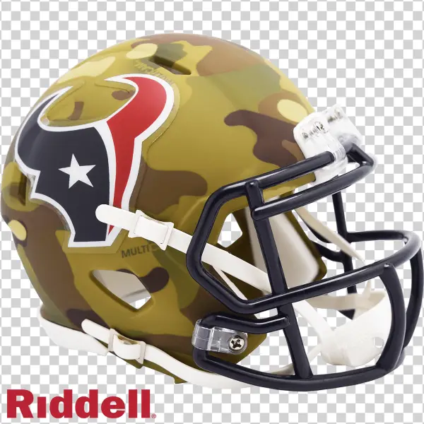 Houston Texans Camouflage Football Helmet PNG