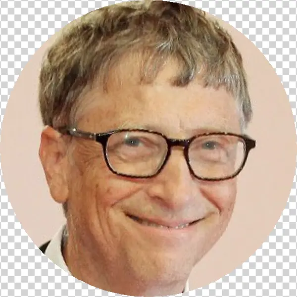 Smiling Bill Gates Transparent PNG