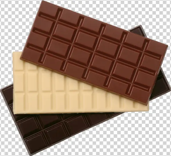 Stacked Chocolate Bars PNG Transparent Background