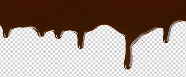 Dripping Chocolate PNG Transparent Background