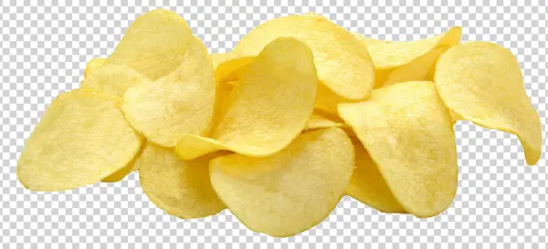 Crispy Potato Chips PNG Transparent Background