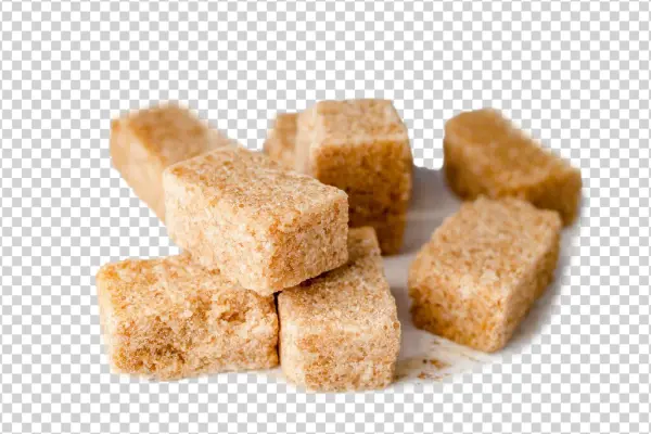 Brown Sugar Cubes PNG Transparent Background
