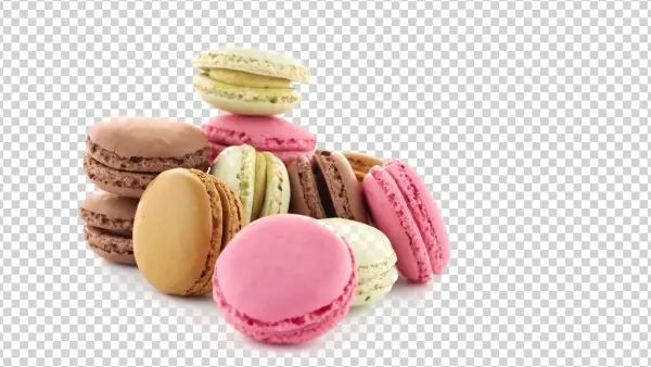 Colorful Macarons PNG Transparent Background