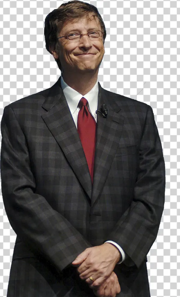 Smiling Bill Gates Transparent PNG