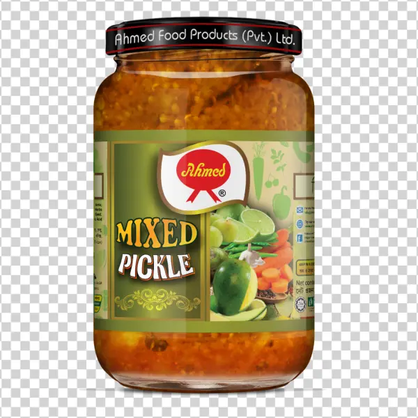 Ahmed Mixed Pickle Jar PNG Transparent Background