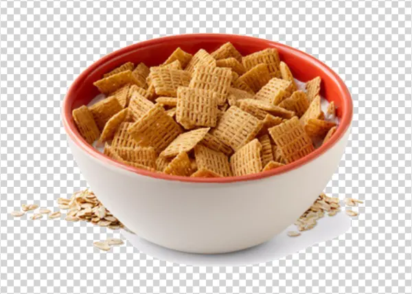 Bowl of Cereal with Milk PNG Transparent Background
