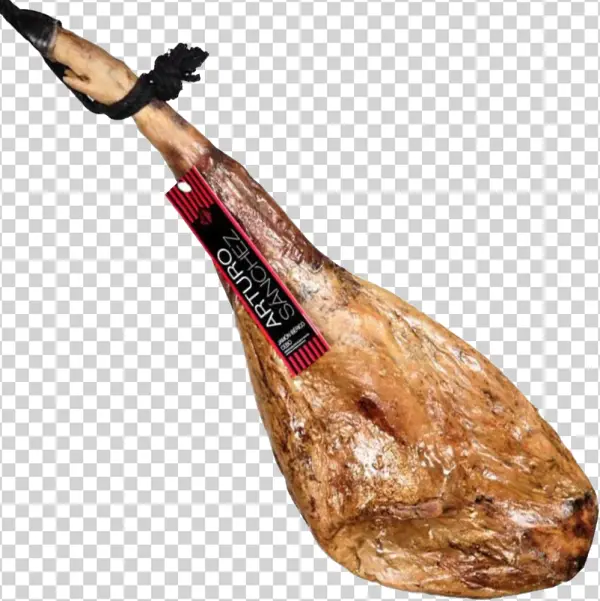 Whole Jamon Iberico Leg PNG Transparent Background