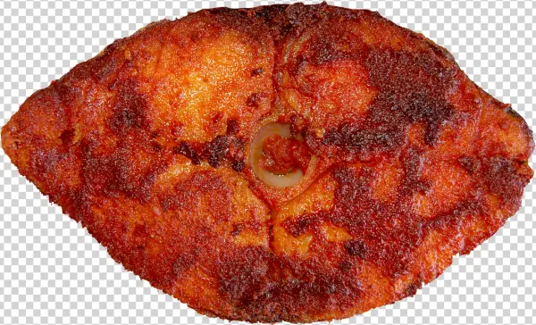 Spicy Fried Fish Steak PNG Transparent Background