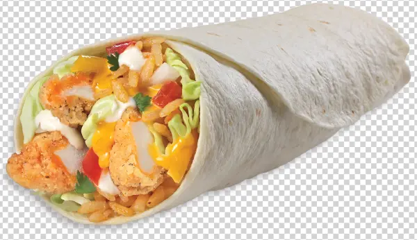 Crispy Chicken Burrito Transparent PNG