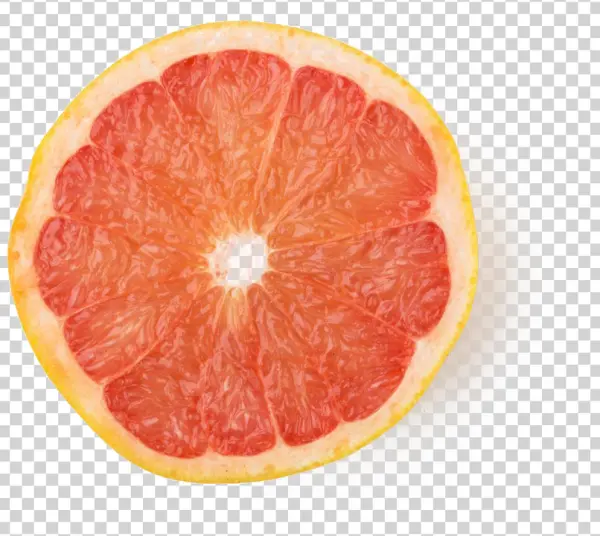 Pink Grapefruit Half PNG Transparent Background