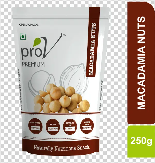 Macadamia Nuts Snack Bag PNG Transparent