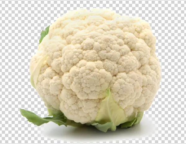 Fresh Whole Cauliflower PNG Transparent Background