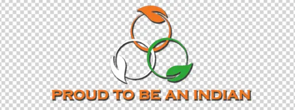 Proud to be an Indian Tri-Color Logo PNG