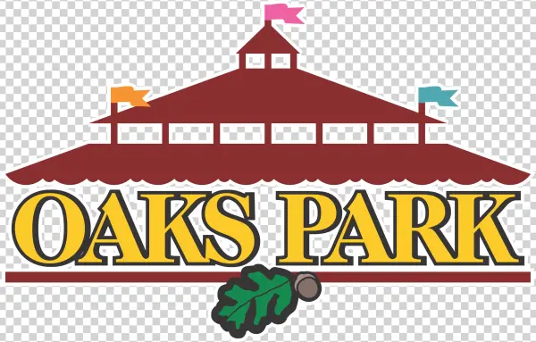 Oaks Park Logo PNG Transparent Background