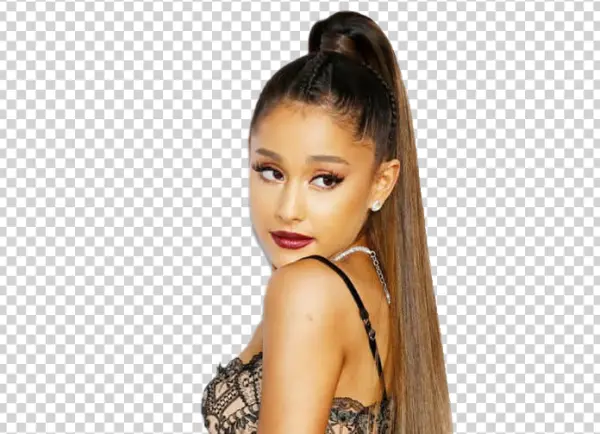 Ariana Grande High Ponytail Transparent PNG