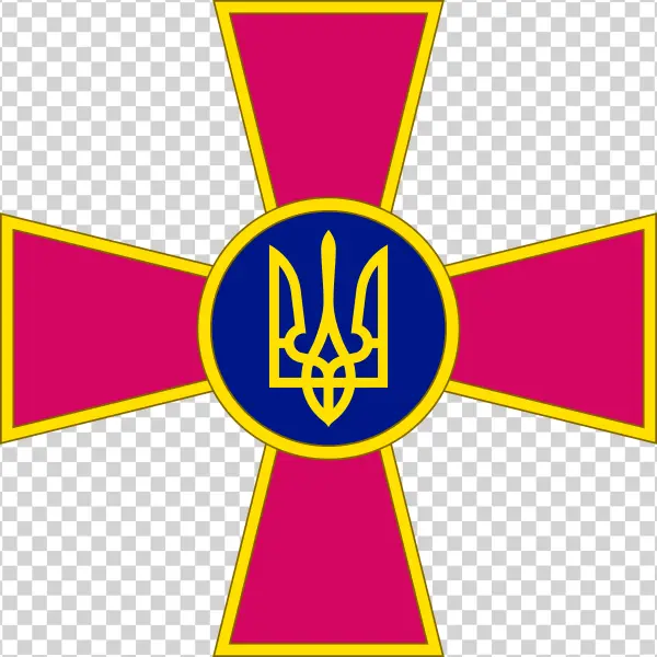 Ukrainian Armed Forces Cross Emblem PNG