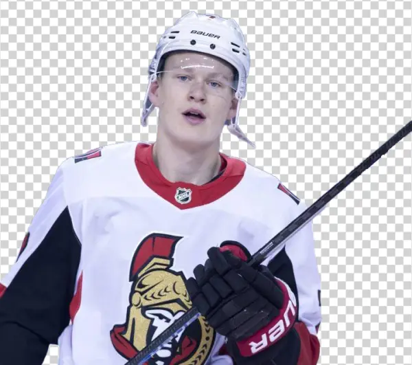 Tim Stützle Ottawa Senators Player PNG Transparent