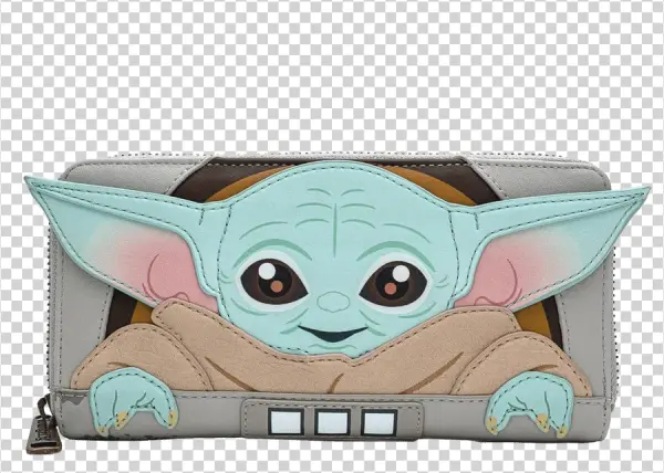 Grogu Baby Yoda Wallet PNG Transparent Background