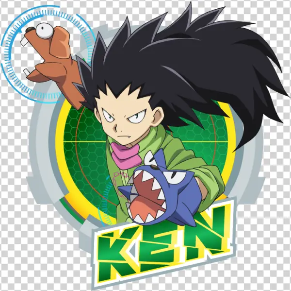 Ken Midori Beyblade Burst Character Logo PNG