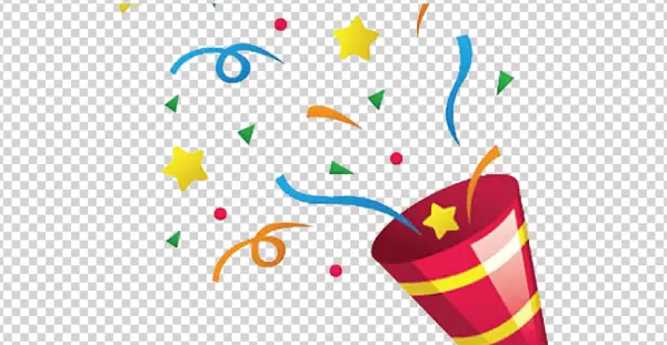 Party Popper Confetti Explosion PNG